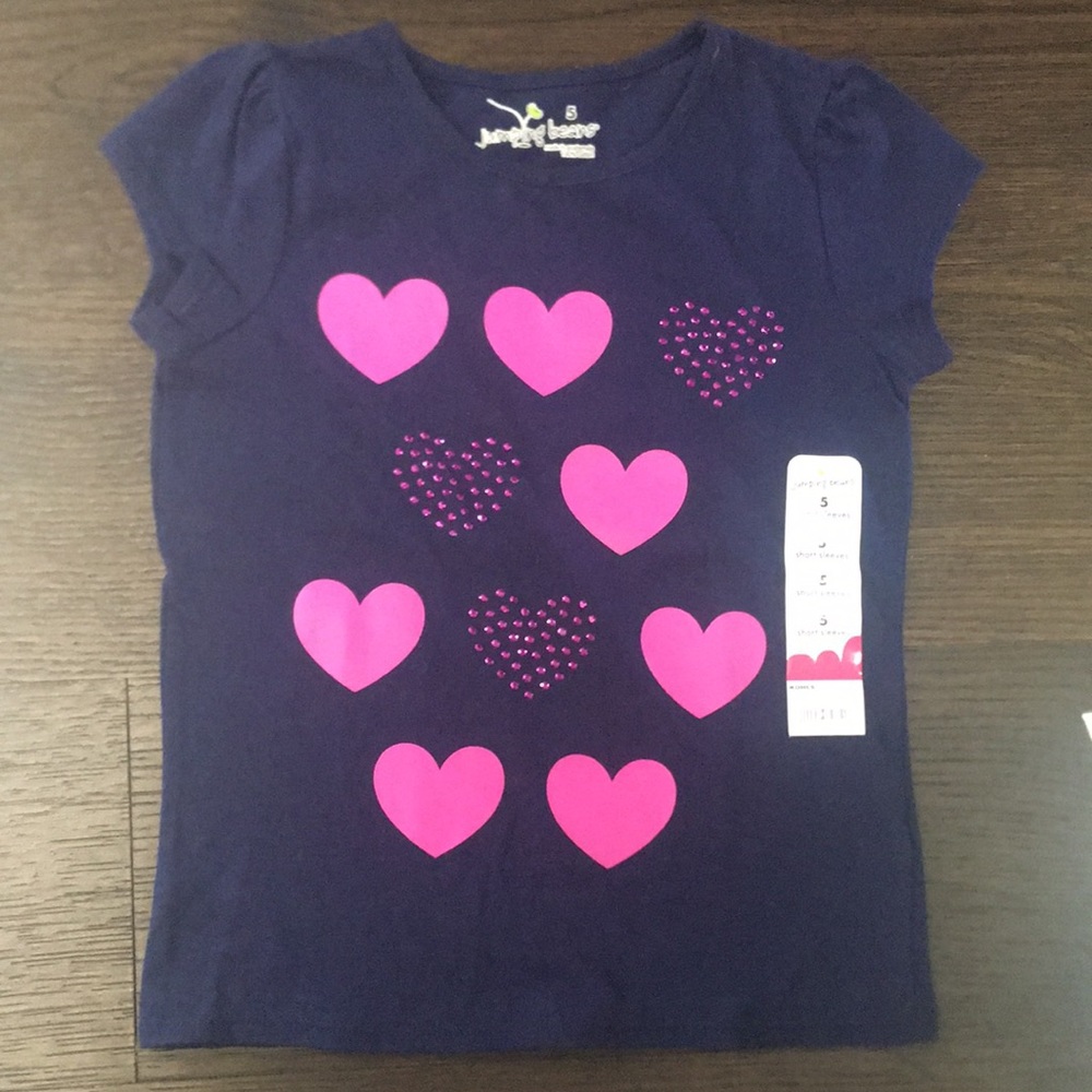 Jumping Beans Short Sleeves with Hearts